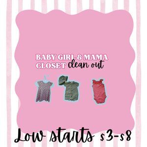 Baby & Mama closet clean out Unlisted items